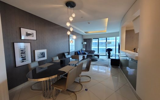 Fully Furnished 3-Bedroom Apartment – High Floor | Business Bay