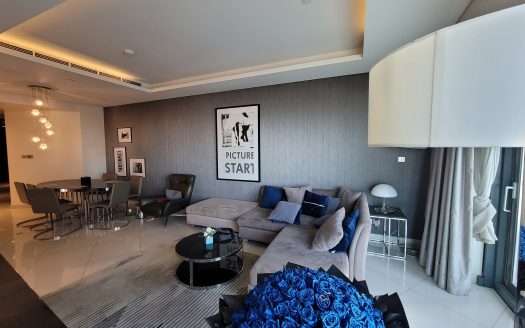 Fully Furnished 3-Bedroom Apartment – High Floor | Business Bay
